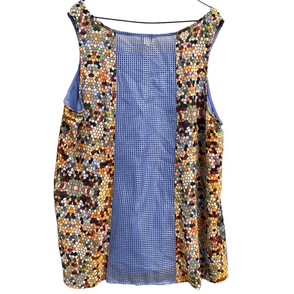 One World Mosaic Tank, SZ 2X - Picture 6 of 7